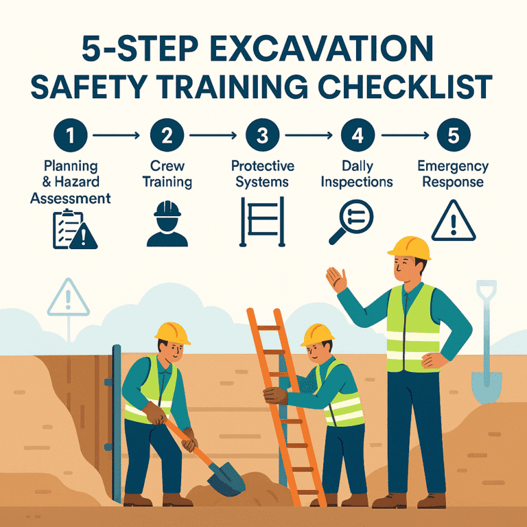 Excavation Safety Training Checklist