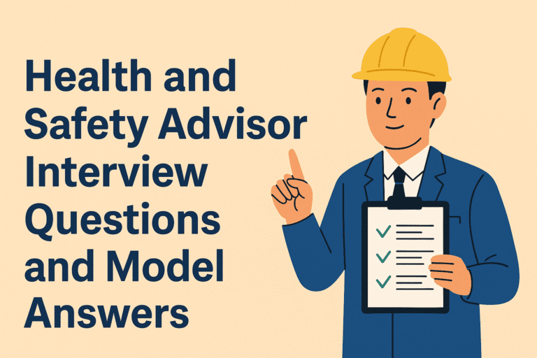 Health and Safety Advisor Interview Questions