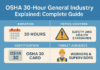 OSHA 30 Hour General Industry Explained