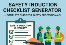 Safety Induction Checklist Generator