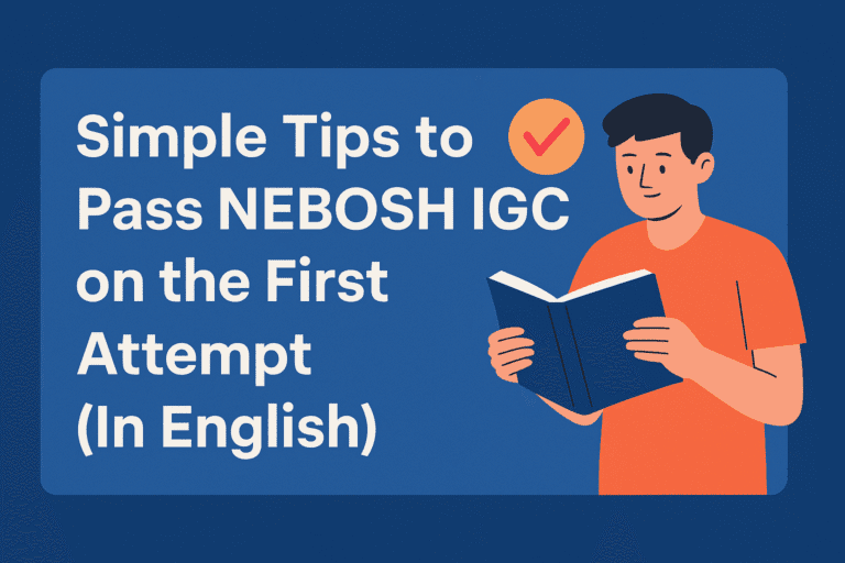 Simple Tips to Pass NEBOSH IGC on the First Attempt