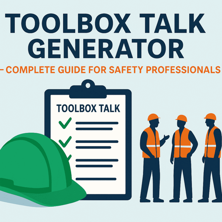 Toolbox Talk Generator