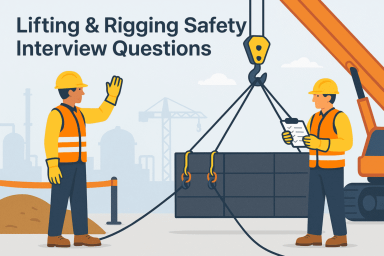 Top 50 Lifting & Rigging Safety Interview Questions and Answers