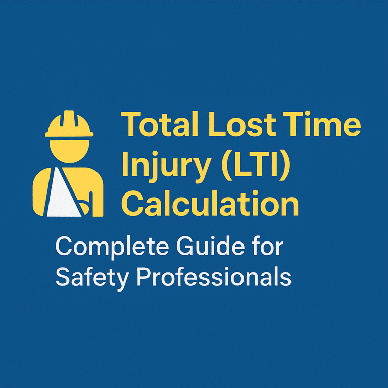 Total Lost Time Injury (LTI) Calculation – Complete Guide for Safety Professionals