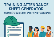 Training Attendance Sheet Generator