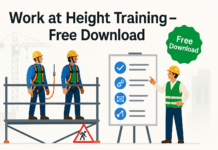 Work at Height Training Free Download