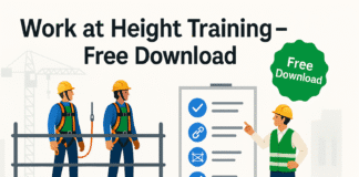 Work at Height Training Free Download