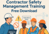 Contractor Safety Management Training