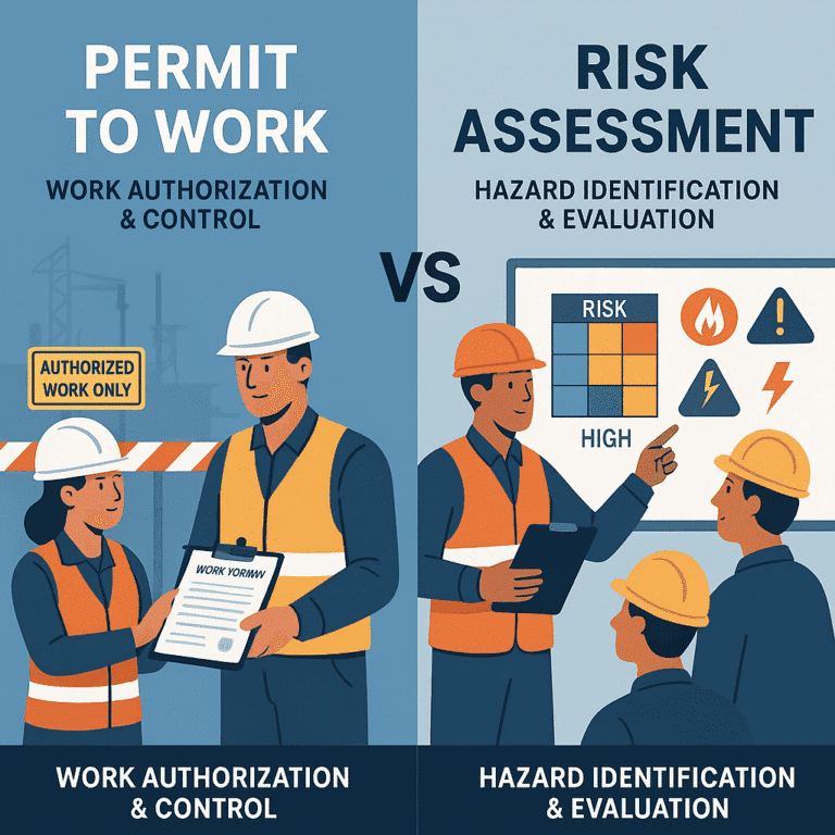Permit to Work System vs Risk Assessment