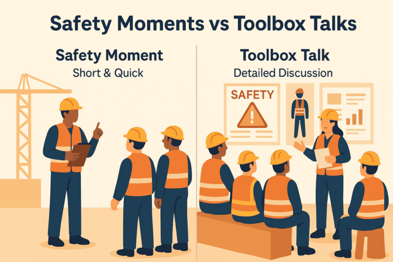 Safety Moments vs Toolbox Talks