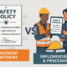 Safety Policy vs Safety Manual