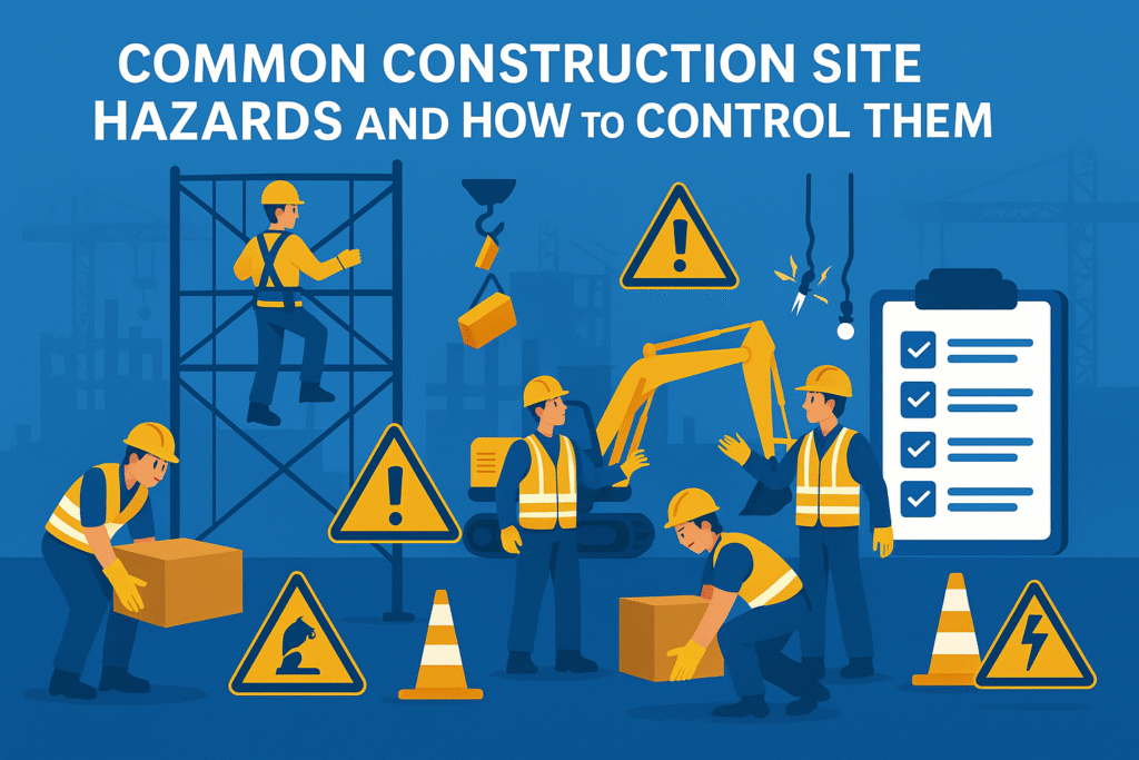 Common Construction Site Hazards and How to Control Them