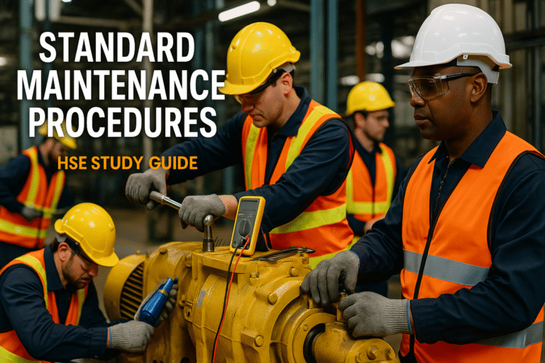 STANDARD MAINTENANCE PROCEDURES