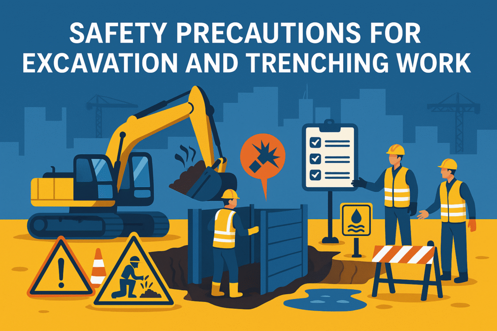 Safety Precautions for Excavation and Trenching Work