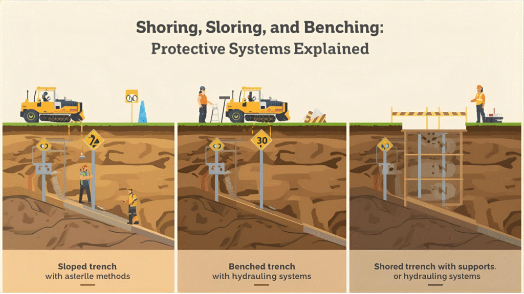 Sloping and Benching