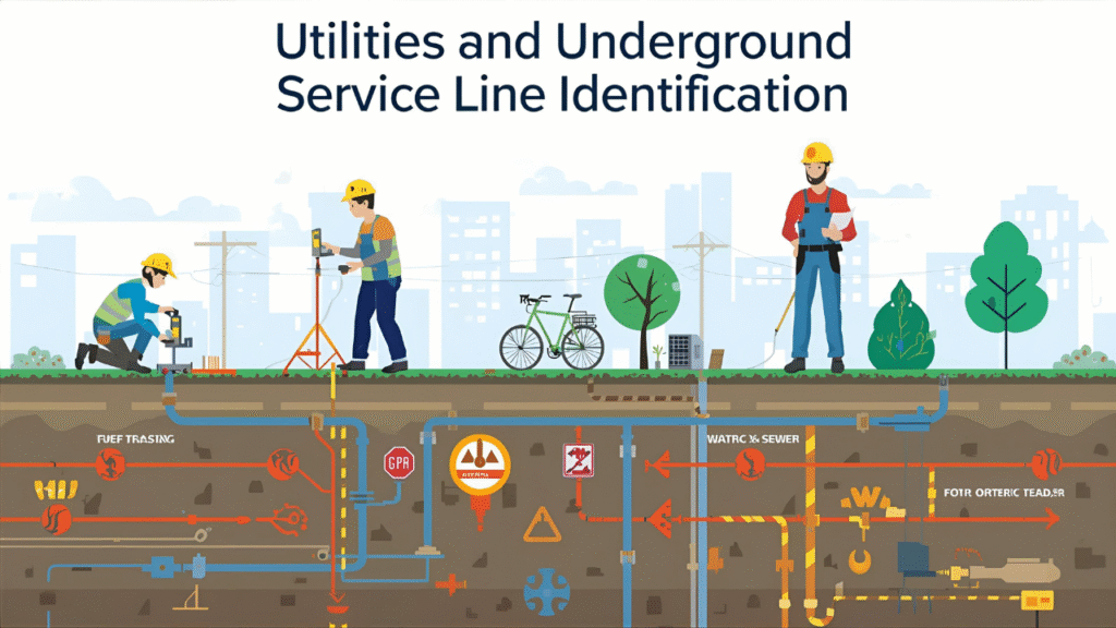 Utilities and Underground Service Line Identification