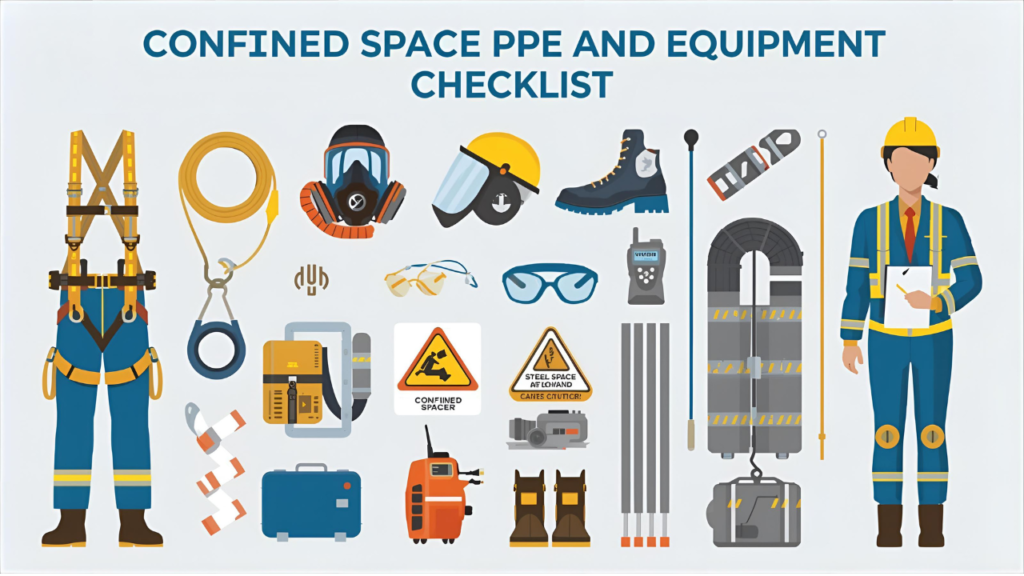 Confined Space PPE and Equipment Checklist