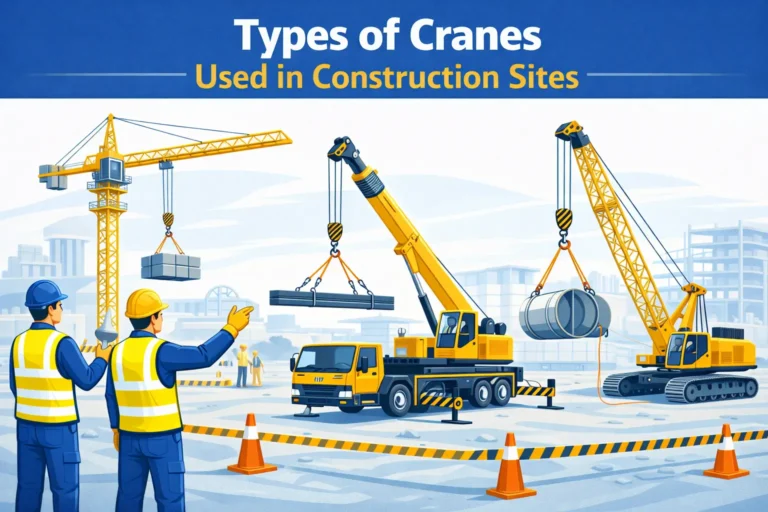 Types of Cranes Used in Construction Sites