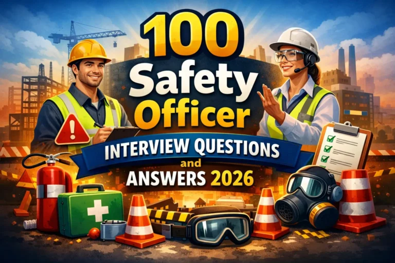100 Safety Officer Interview Questions and Answers 2026