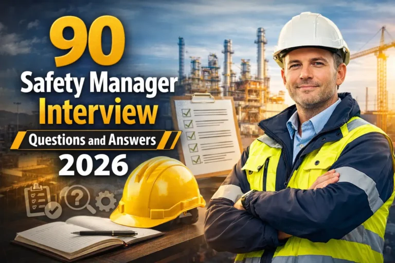 90 Safety Manager Interview Questions and Answers 2026