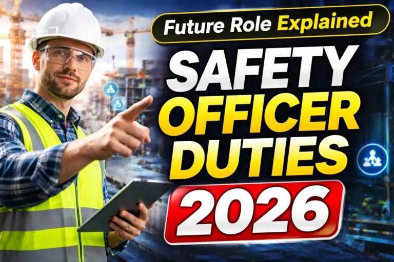 Duties of Safety Officer in 2026