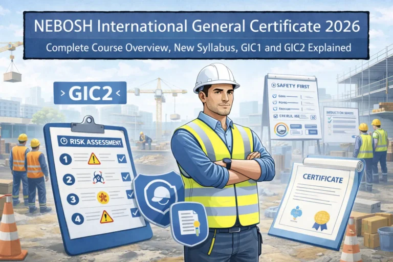 NEBOSH IGC New Syllabus 2026