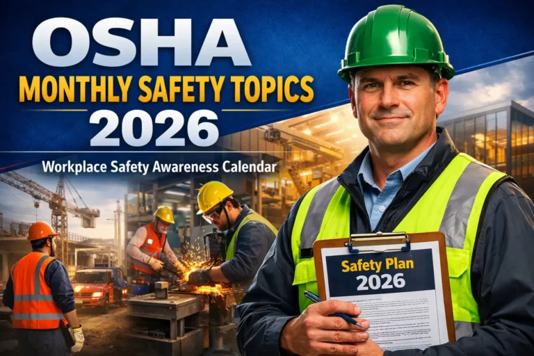 OSHA Monthly Safety Topics 2026