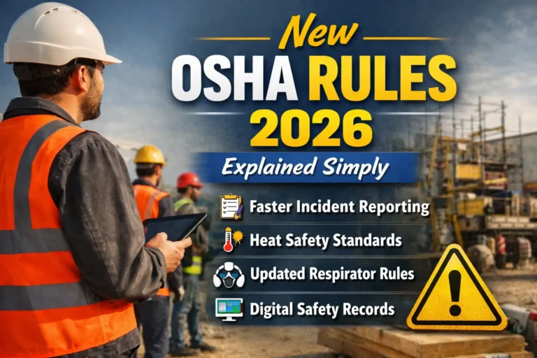 New OSHA Rules 2026 Explained Simply