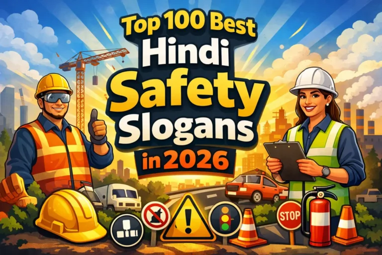Top 100 Best Hindi Safety Slogans in 2026