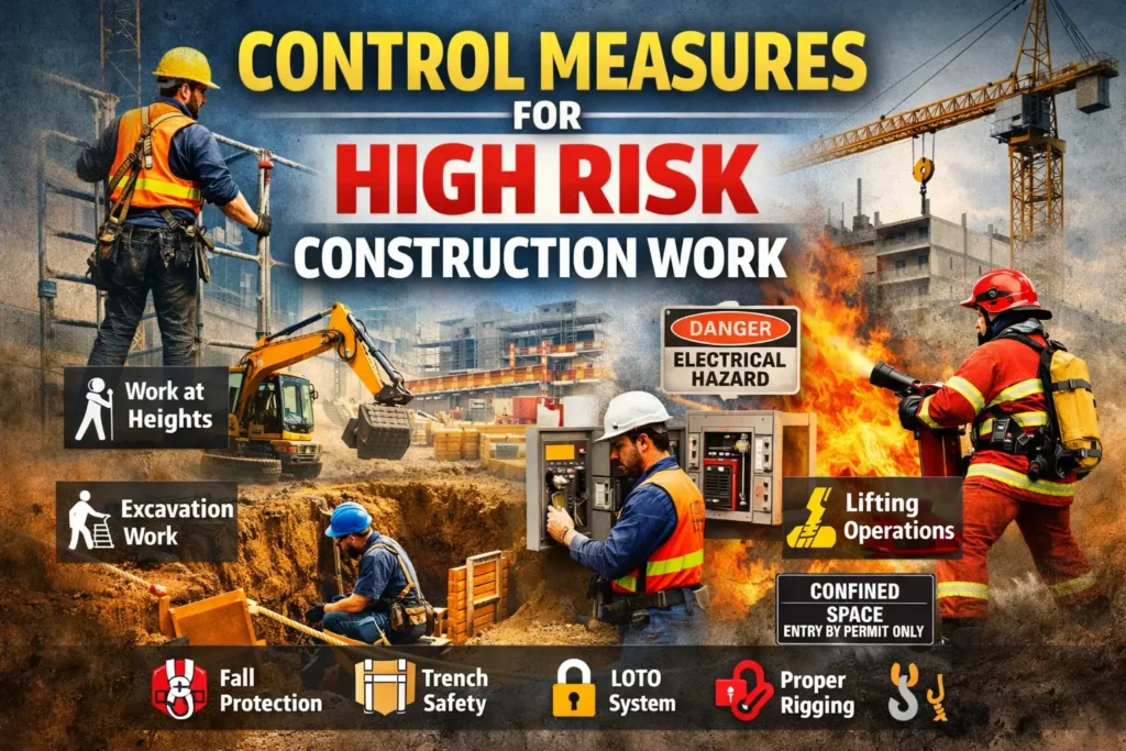 Control Measures for High Risk Construction Work - HSE STUDY GUIDE