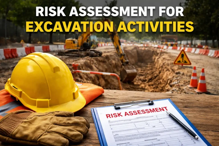 Risk Assessment for Excavation Activities