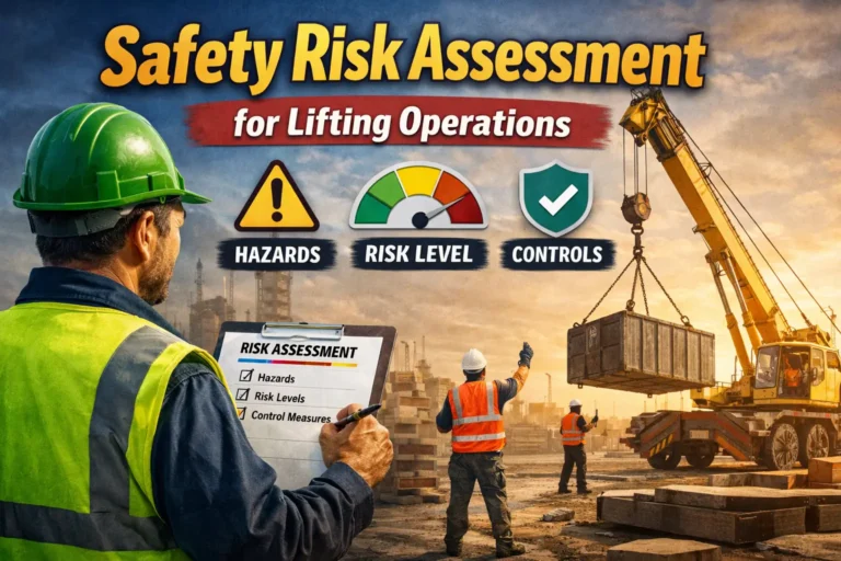Safety Risk Assessment for Lifting Operations