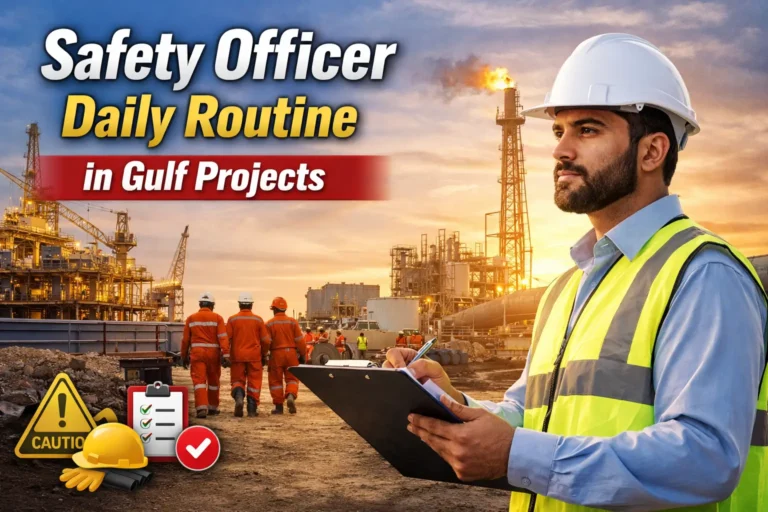 Safety Officer Daily Routine in Gulf Projects