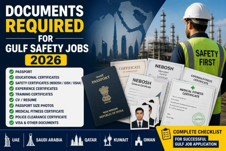 Documents Required for Gulf Safety Jobs 2026