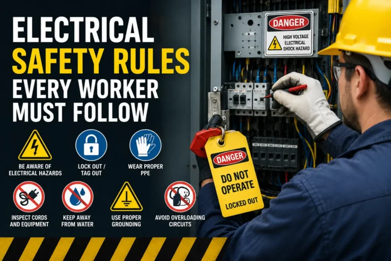 Electrical Safety Rules Every Worker Must Follow