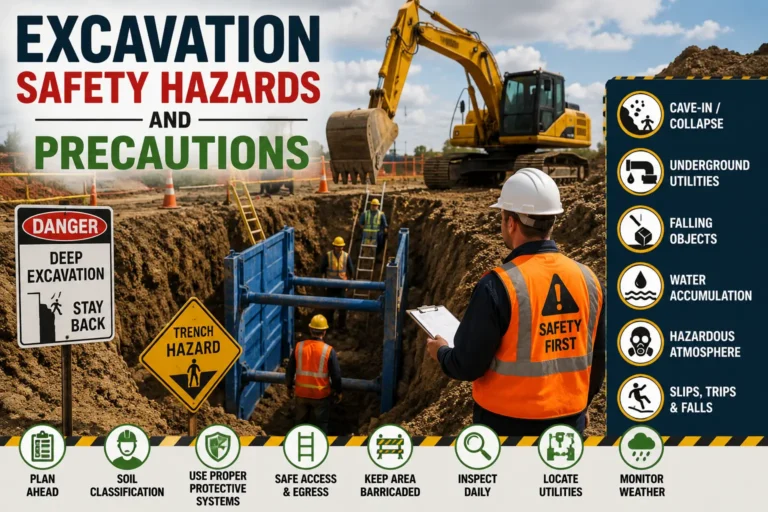 Excavation Safety Hazards and Precautions