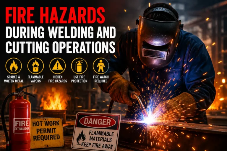 Fire Hazards During Welding and Cutting Operations