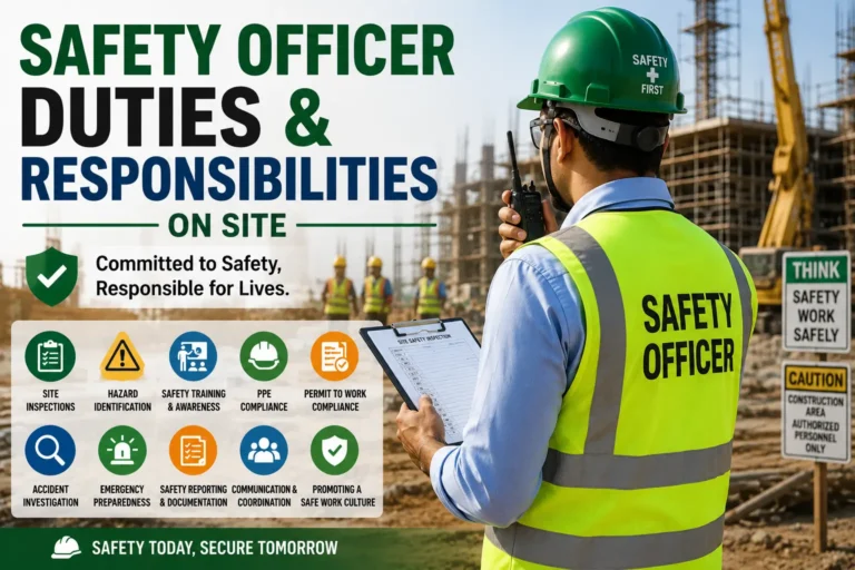 Safety Officer Duties and Responsibilities on Site
