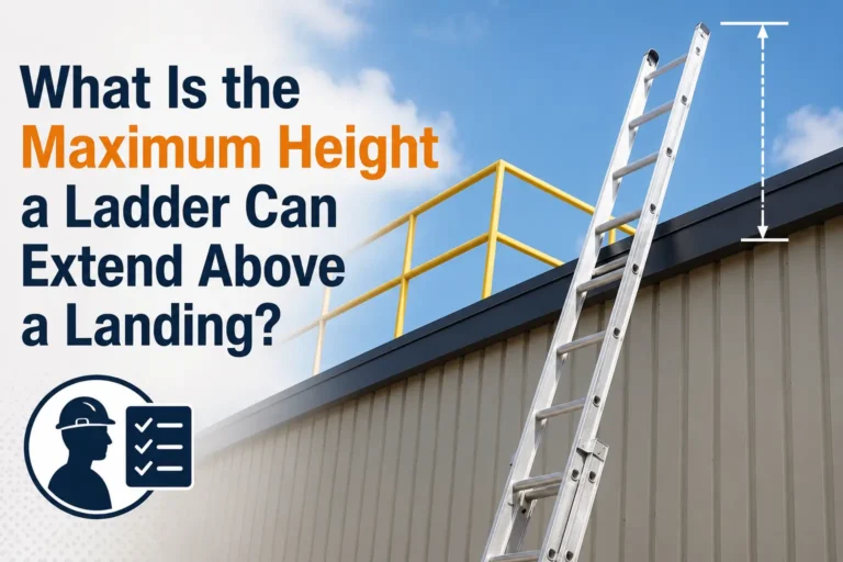 Maximum Height a Ladder Can Extend Above a Landing