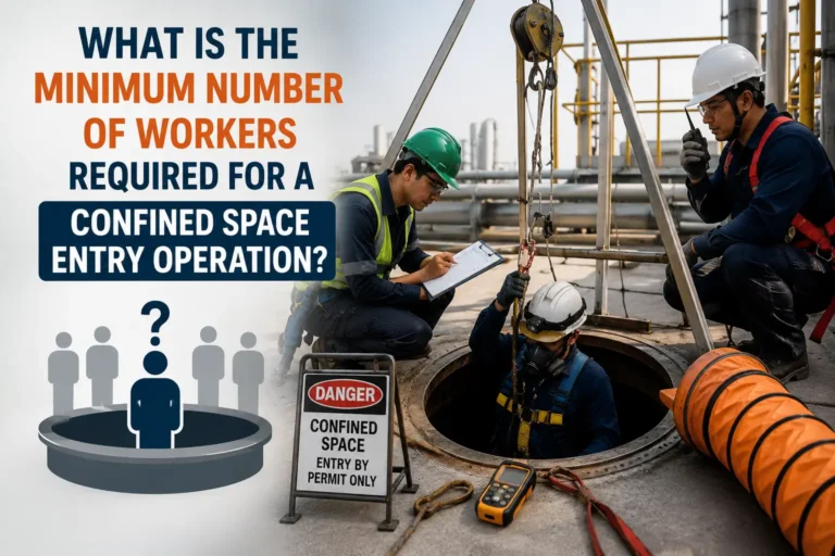 Minimum Number of Workers Required for a Confined Space Entry Operation