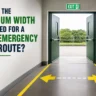 Minimum Width Required for a Safe Emergency Exit Route