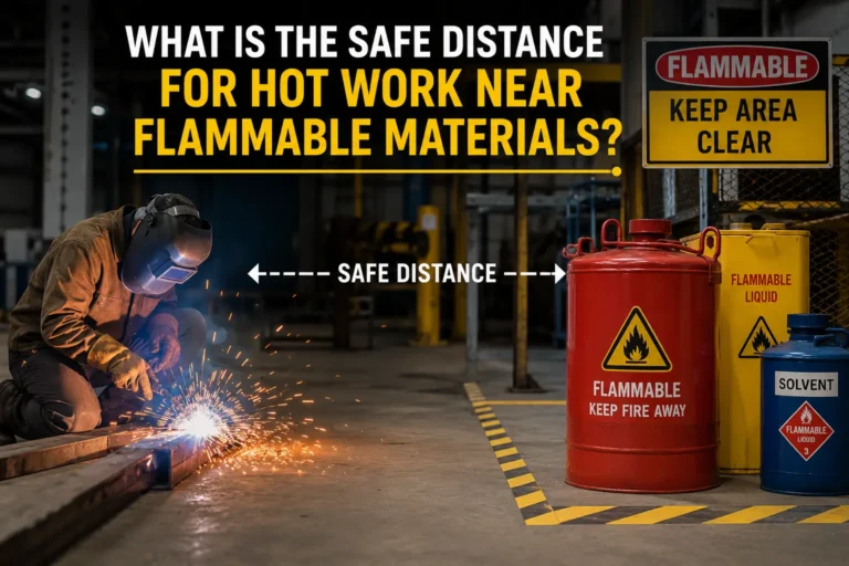 Safe Distance for Hot Work Near Flammable Materials