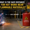 Safe Distance for Hot Work Near Flammable Materials