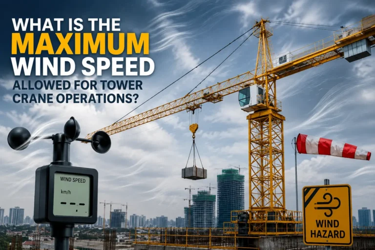 Wind Speed Allowed for Tower Crane