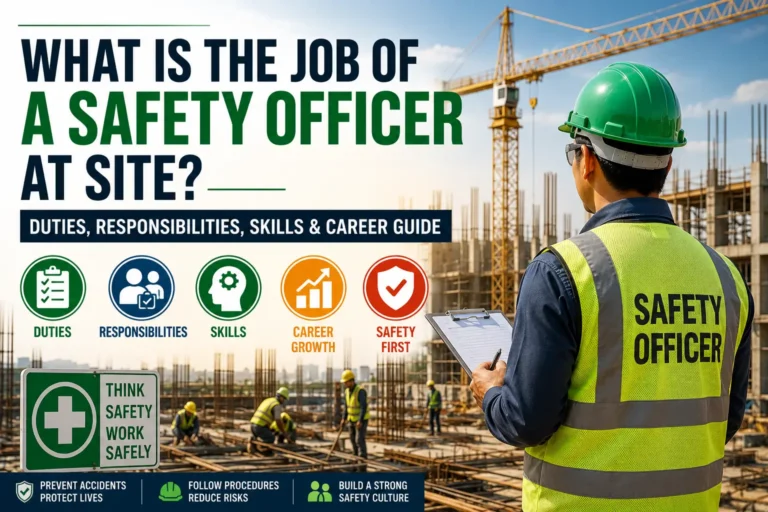 What Is the Job of a Safety Officer at Site